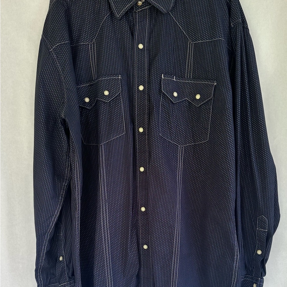 Long Sleeve Pearl Snap Western Shirt